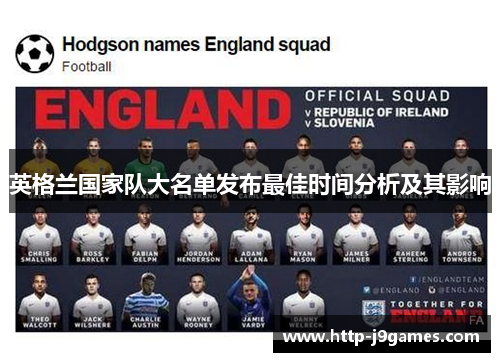 英格兰国家队大名单发布最佳时间分析及其影响 英格兰国家队大名单发布最佳时间分析及其影响